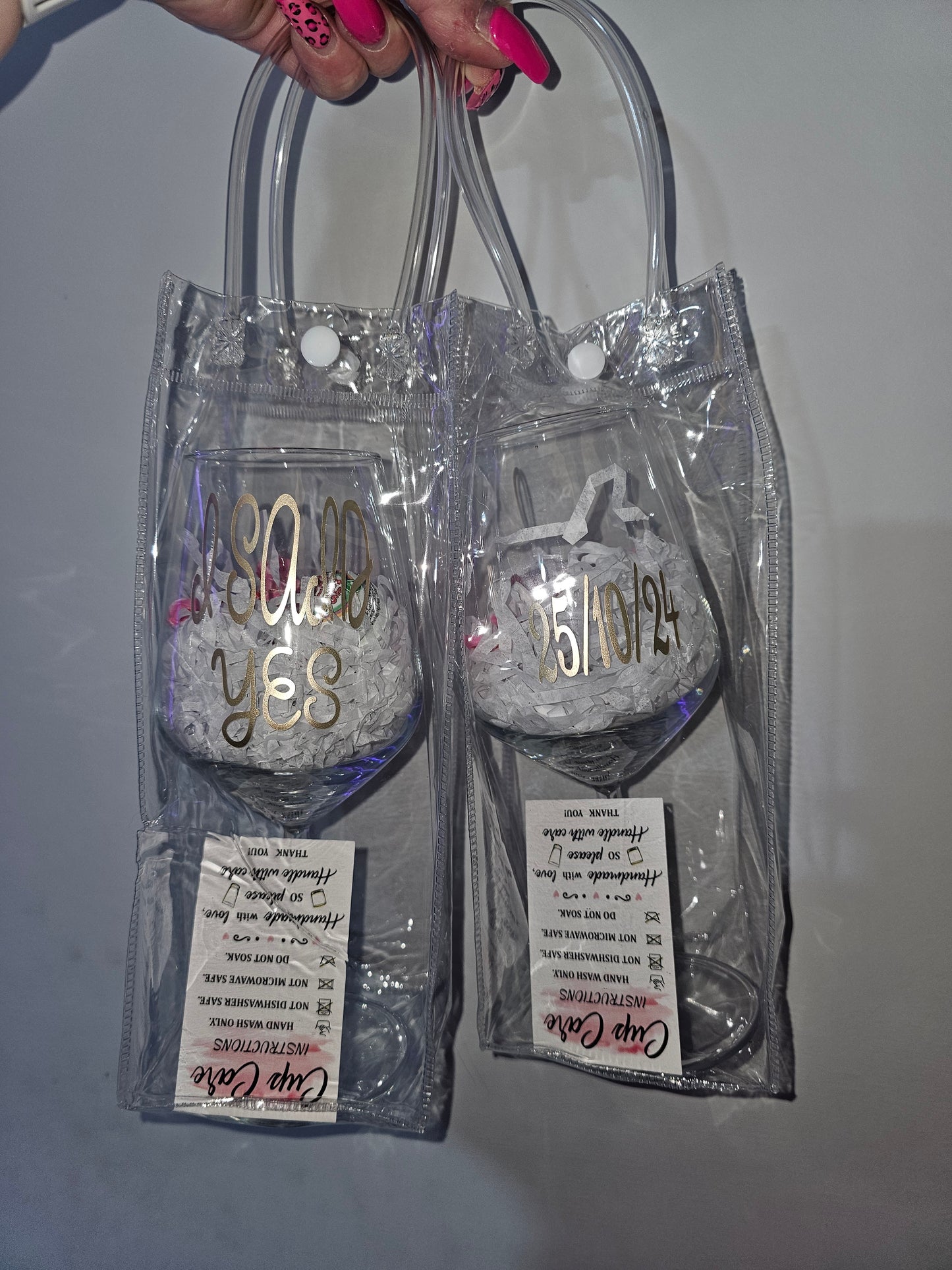 VINYL WINE GLASSES