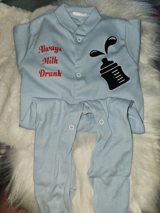 Baby Sleep Suits With Slogans / images