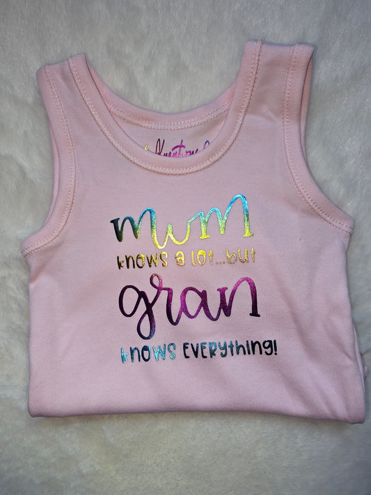 Baby Vests With Slogan