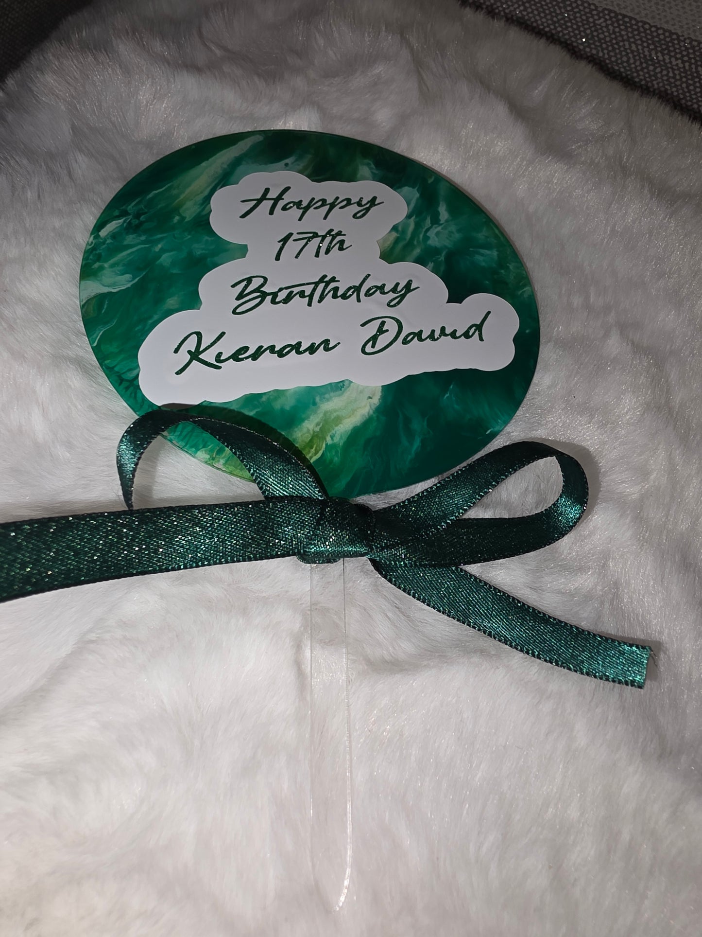 Acrylic Cake Topper