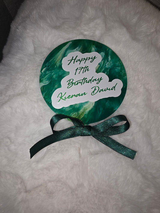 Acrylic Cake Topper