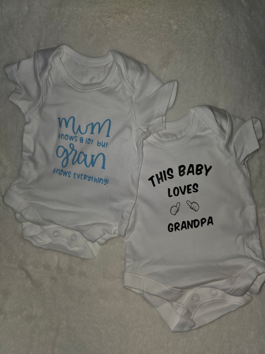 Baby Vests With Slogan