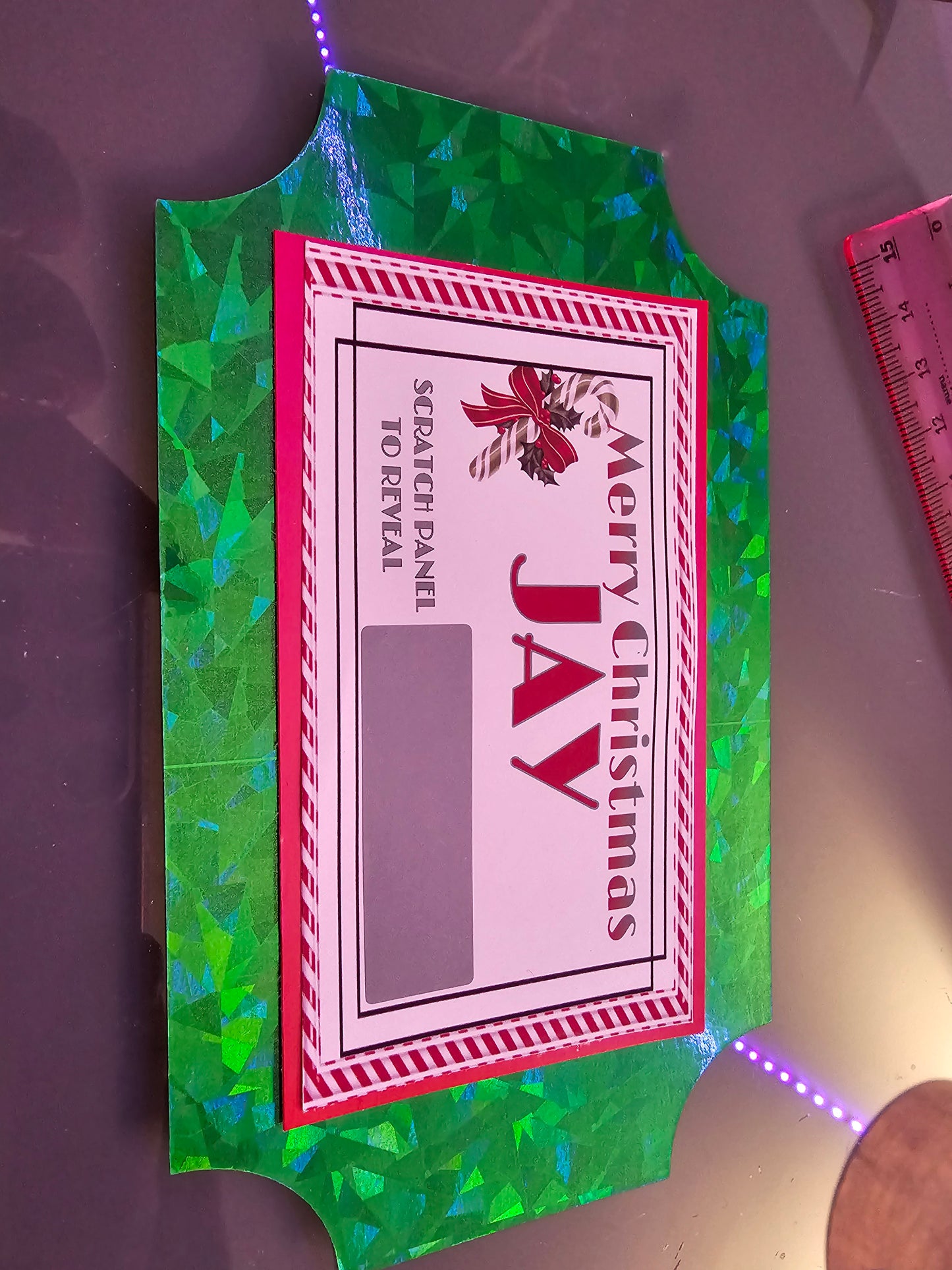 Gift Voucher/ Scratch Card Reveal