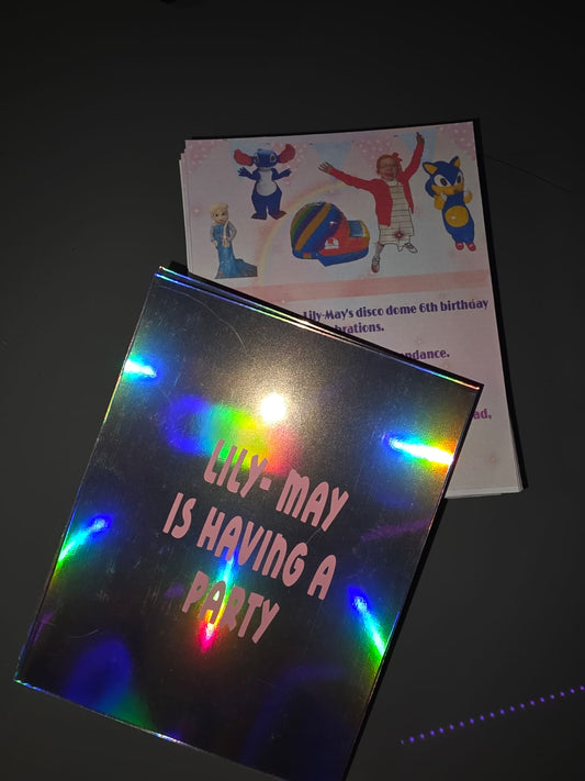 Personalised Party Invitations